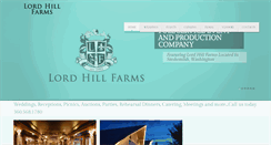 Desktop Screenshot of lordhillfarms.com