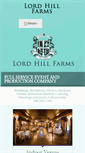 Mobile Screenshot of lordhillfarms.com